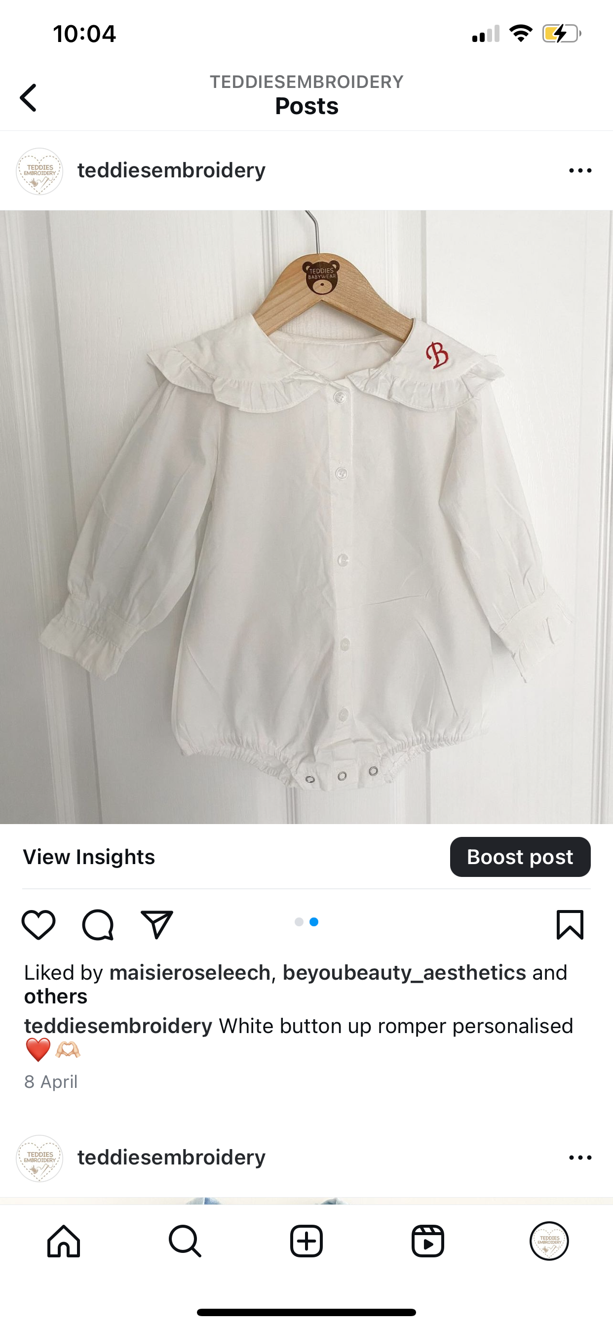 Girls white shirt romper